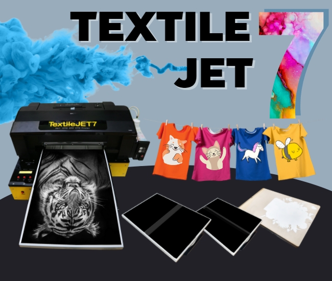 เครื่องพิมพ์เสื้อ Textile jet 7 สกรีนเสื้อ